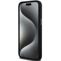 Kryt DKNY Liquid Silicone Metal Logo iPhone 15 Pro - černá
