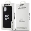 Kryt DKNY Liquid Silicone Metal Logo iPhone 15 Plus / 14 Plus černý