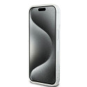 Kryt DKNY Liquid Glitter Big Logo pro iPhone 15/14/13 - white