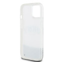 Kryt DKNY Liquid Glitter Big Logo pro iPhone 15/14/13 - white