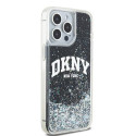 Pouzdro DKNY Liquid Glitter Big Logo iPhone 15 Pro Max černé