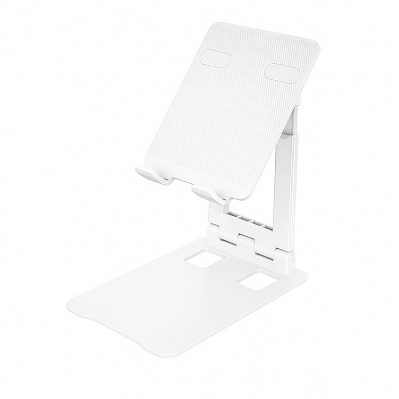 Stojánek Wozinsky WPT-K28 na stůl pro telefon, tablet, smartphone skládací - bílý