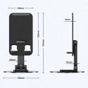 Wozinsky WPT-K393 stable stand for phone and tablet - black