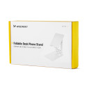 Wozinsky WPT-K28 Desk Stand for Phone Tablet Smartphone Holder Foldable - White