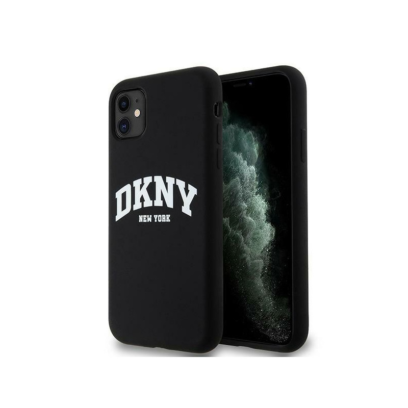 Kryt DKNY LIQUID SILICONE pro iPhone 11 / iPhone XR - černá