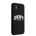 Kryt DKNY LIQUID SILICONE pro iPhone 11/XR – černá