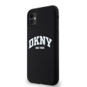Kryt DKNY LIQUID SILICONE pro iPhone 11/XR – černá
