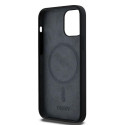 Kryt DKNY LIQUID SILICONE pro iPhone 12/12 Pro - black