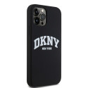 Kryt DKNY LIQUID SILICONE pro iPhone 12/12 Pro - black