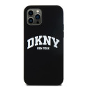 Kryt DKNY LIQUID SILICONE pro iPhone 12/12 Pro - black