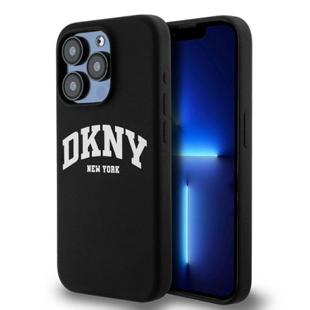 Kryt DKNY Liquid Silicone MagSafe iPhone 14 Pro - černá