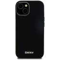 Kryt DKNY Liquid Silicone MagSafe pro iPhone 14/15/13 černý
