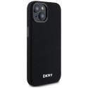 Kryt DKNY Liquid Silicone MagSafe pro iPhone 14/15/13 černý
