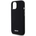 Kryt DKNY Liquid Silicone MagSafe pro iPhone 14/15/13 černý