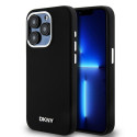 Pouzdro DKNY Liquid Silicone MagSafe pro iPhone 15 Pro - černé