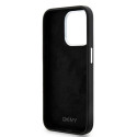 Pouzdro DKNY Liquid Silicone MagSafe pro iPhone 15 Pro - černé