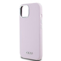 Kryt DKNY Liquid Silicone MagSafe pro iPhone 15/14/13 - růžové