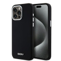 Pouzdro DKNY Liquid Silicone MagSafe iPhone 15 Pro Max - černé