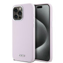 Kryt DKNY LIQUID SILICONE MagSafe iPhone 15 Pro Max - růžové