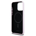 Kryt DKNY LIQUID SILICONE MagSafe iPhone 15 Pro Max - růžové