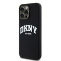 Kryt DKNY Liquid Silicone MagSafe pro iPhone 15 Pro Max - černý