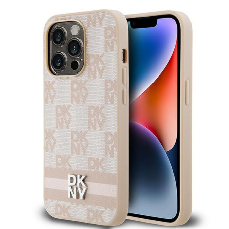 Pouzdro DKNY pro iPhone 14 Pro - růžová