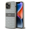Pouzdro DKNY pro iPhone 14 Pro - béžové