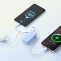 Powerbanka Joyroom JR-PR2L 10000mAh 35W s integrovaným zásuvným kabelem USB-C a poutkem s kabelem Lightning - modrá