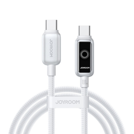 Joyroom S-A55 StarFlight 100W USB-C - USB-C Cable 1.2m - White