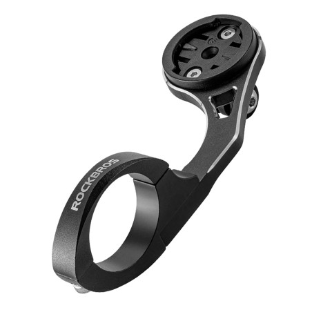Držák na řídítka Rockbros FK-301 2v1 pro počítač/navigaci a kameru/osvětlení - černý