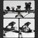 Rockbros FK-301 2-in-1 Handlebar Bike Mount for Computer/Navigator and Camera/Lighting - Black