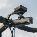 Držák na řídítka Rockbros FK-301 2v1 pro počítač/navigaci a kameru/osvětlení - černý