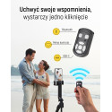 Wozinsky WST-360YS Selfie Stick with Tripod Function with 360° AI Auto Face Tracking Gesture Control - Black