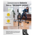 Wozinsky WST-360YS Selfie Stick with Tripod Function with 360° AI Auto Face Tracking Gesture Control - Black
