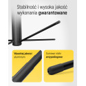 Wozinsky WST-360YS Selfie Stick with Tripod Function with 360° AI Auto Face Tracking Gesture Control - Black