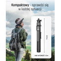 Wozinsky WST-360YS Selfie Stick with Tripod Function with 360° AI Auto Face Tracking Gesture Control - Black