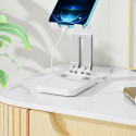 Folding phone stand for tablet (K15) - white