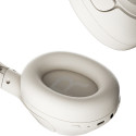 Sluchátka QCY H3 přes uši s ANC Bluetooth 5.4 Hi-Res Audio - bílá