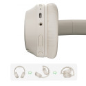 QCY H2 Pro ENC Bluetooth 5.3 Over-Ear Headphones - White