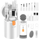 Tech-Protect 20-in-1 Multifunctional Cleaning Kit for Phone, Tablet, Laptop, and Headphones - White