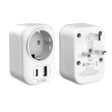 Adaptér Tech-Protect TA100 UK - bílý
