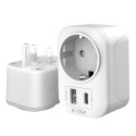 Adaptér Tech-Protect TA100 UK - bílý