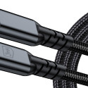 3mk Hyper Cable N-SERIES Thunderbolt 4 USB-C / USB-C 1m 48V/5A 40Gb/s 240W 8K60Hz - black