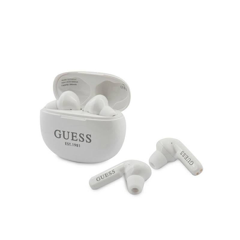 Guess GUTWS1CWHTWS Bluetooth Wireless Headphones - White