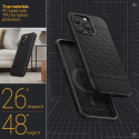 Kryt Caseology Parallax Mag MagSafe pro iPhone 15 Pro Max - černý mat