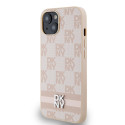 Pouzdro DKNY pro iPhone 15/14/13 - růžová