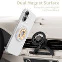 Držák na telefon Tech-Protect MMR700 Lamano MagSafe magnetický - šedo-zlatý