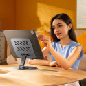 Wozinsky WRS-DSY84SS 360° Rotating Aluminum Tablet Stand - Gray