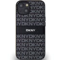 Pouzdro DKNY Leather Mono Stripe pro iPhone 15/14/13 černé