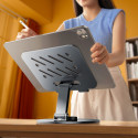 Wozinsky WRS-DSY84SS 360° Rotating Aluminum Tablet Stand - Gray